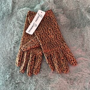 Jeanne Simmons Leopard Print Gloves